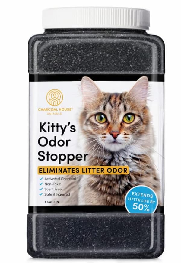 extend the litter box by 50 percent kittys odor stopper